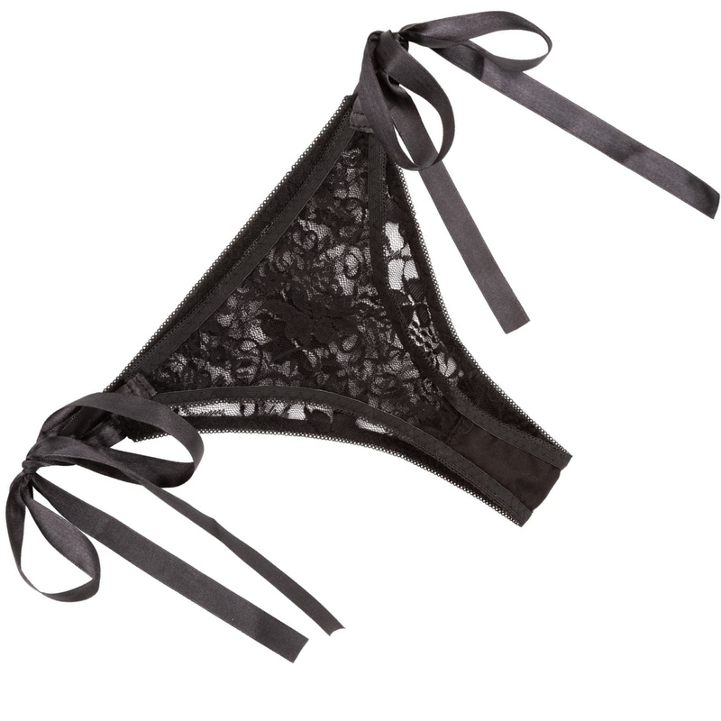 Remote Control Vibrating Lace Thong - Vibrators