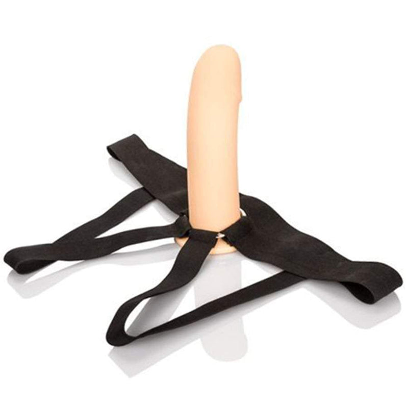 Silicone Hollow Strap-On With Jock Strap - Dildos