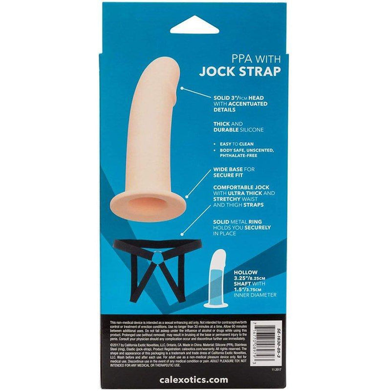 Silicone Hollow Strap-On With Jock Strap - Dildos