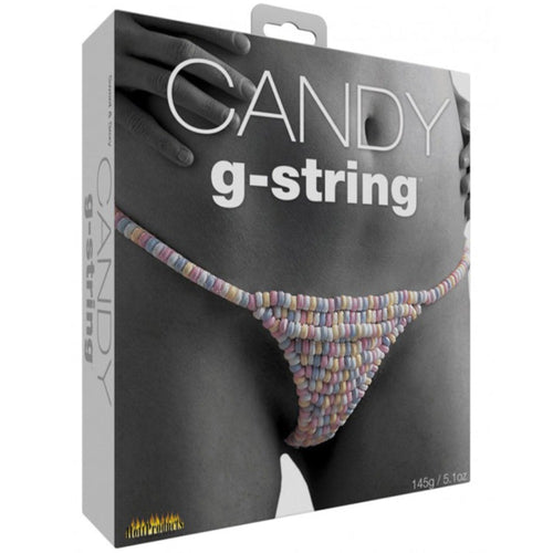 Image of the packaging for the Sweet & Sexy Candy G-String Edible Underwear from Hott Products.