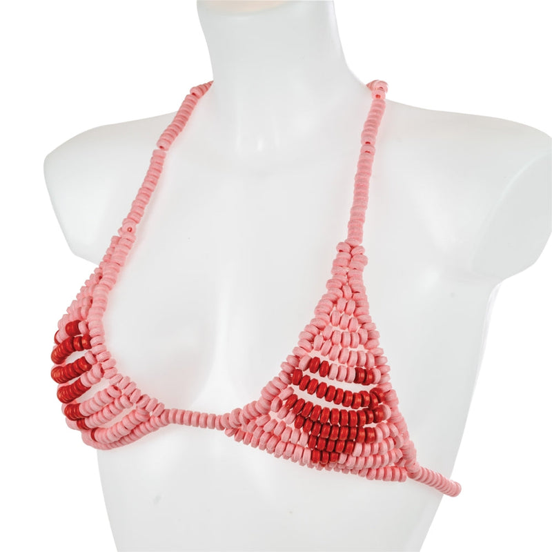 Image of the Lovers Candy Bra Edible Lingerie shown on a mannequin.