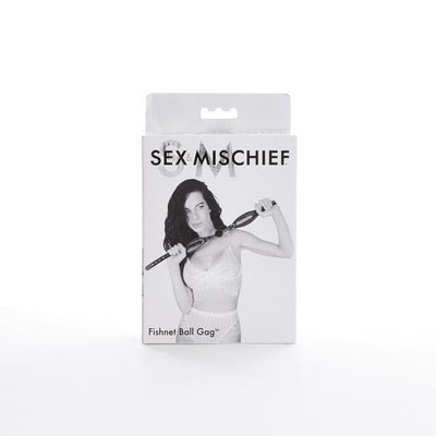 Sex & Mischief Faux Leather Bondage Gag - Bondage