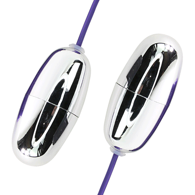 Close-up image of the two silver bullets.