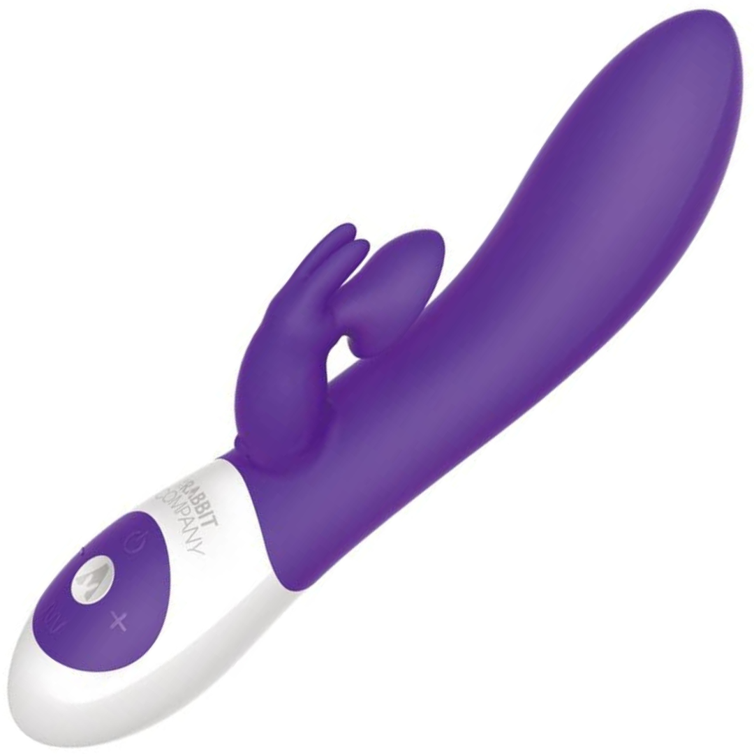 Photo of the clit sucking and vibrating rabbit in purple
