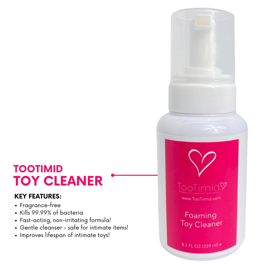 TooTimid Foaming Sex Toy Cleaner | 100% Discreet Shipping TooTimid.com TooTimid Foaming Sex Toy Cleaner | 100% Discreet Shipping TooTimid.com