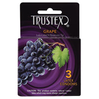 Trustex Flavored Condoms - Grape - Condoms