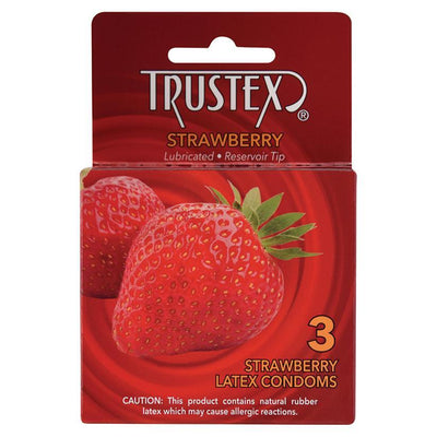 Trustex Flavored Condoms - Strawberry - Condoms
