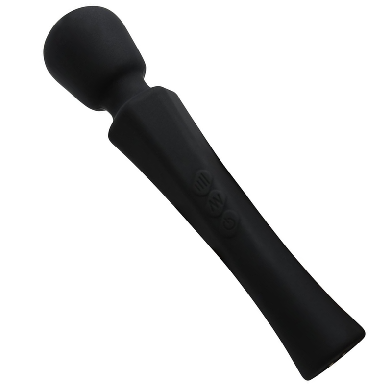 Rechargeable silicone wand massager to practice edging, relieve sore muscles, and spice up foreplay! | Wand Massagers