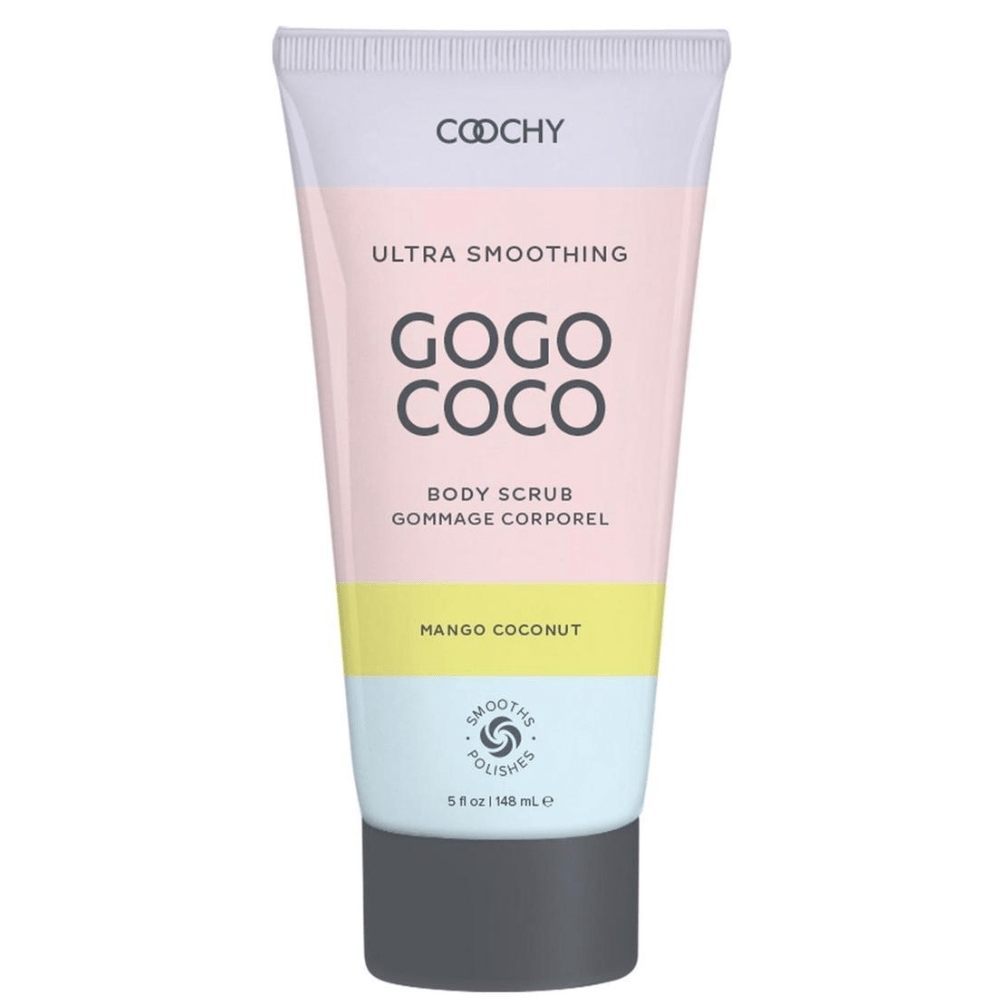 Image displays front side of Gogo Coco Body Scrub.