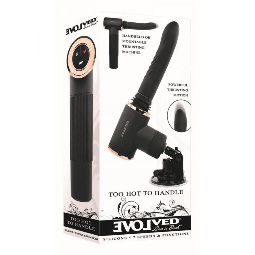 Image displays thrusting vibrator in packaging.