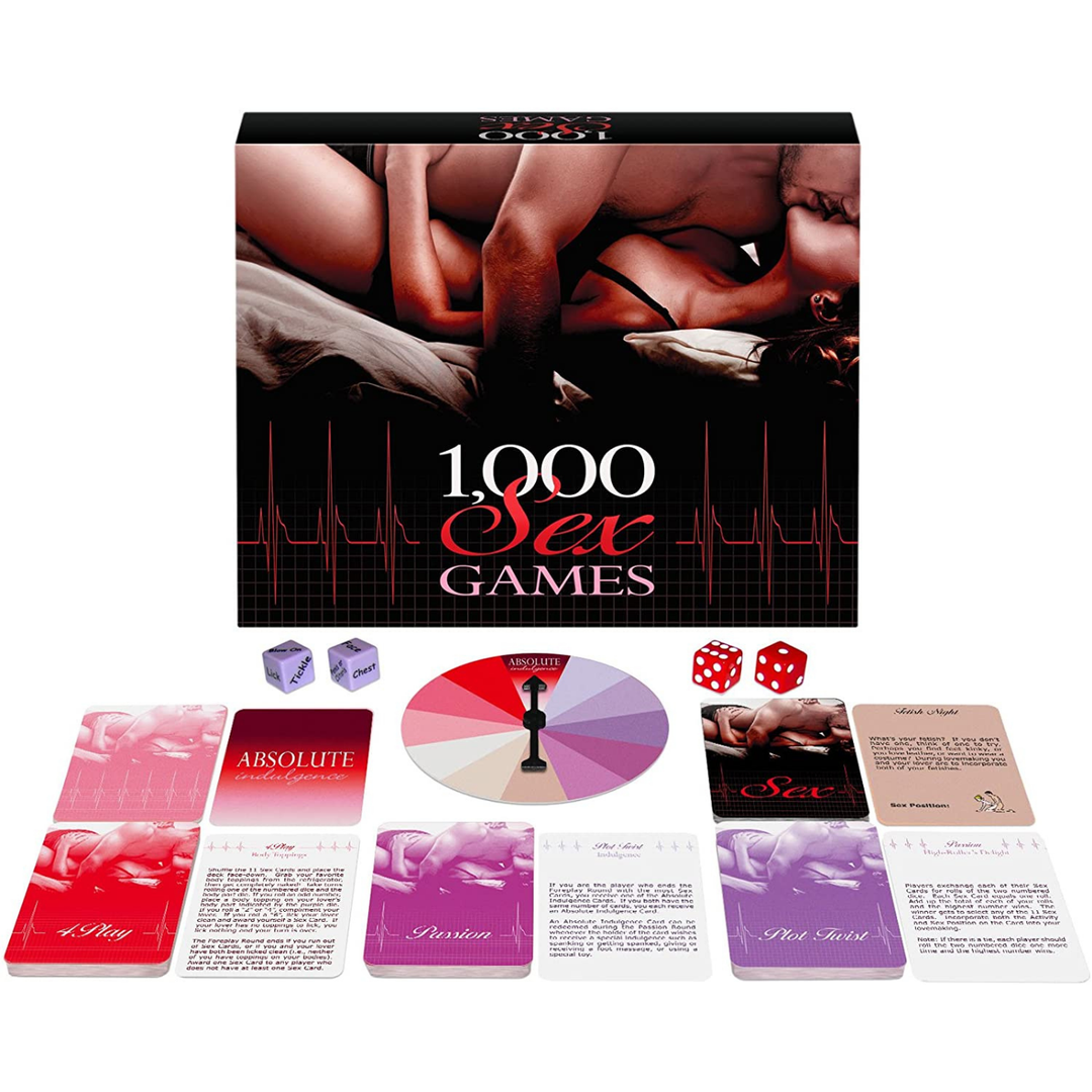 1000 Sex Games Card Game - Erotic Card Game For Couples