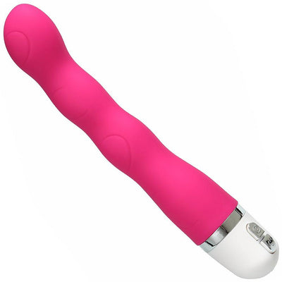 Quiver 8 Inch Wavy Silicone G-Vibe - Vibrators