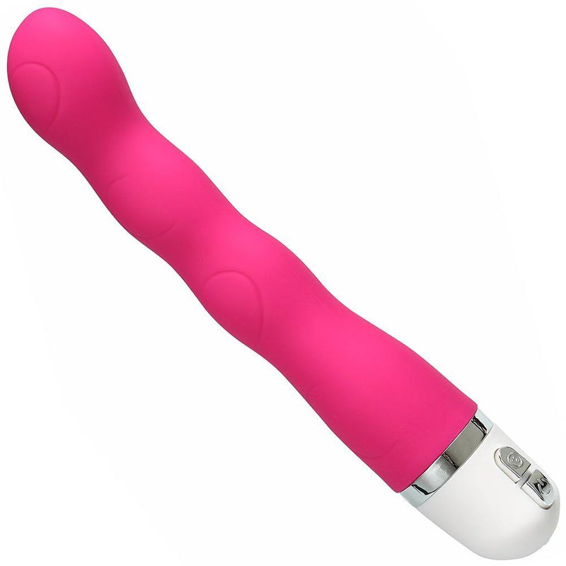 Quiver 8 Inch Wavy Silicone G-Vibe - Vibrators