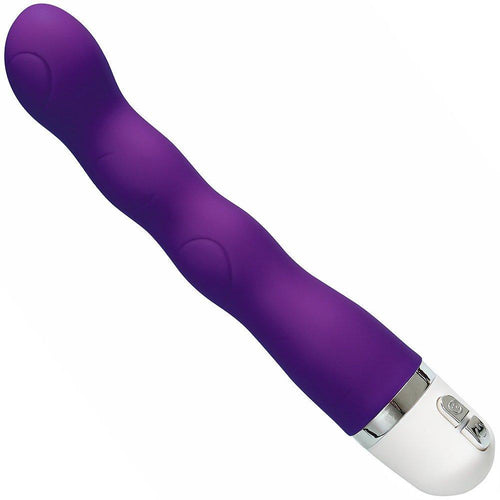 Quiver 8 Inch Wavy Silicone G-Vibe - Vibrators