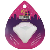 Image of the packaging for the Diamond Bath Bomb Jasmine Scented. Text reads Kheper Games, Dissolve in a warm tub. 3.5 oz (100g)