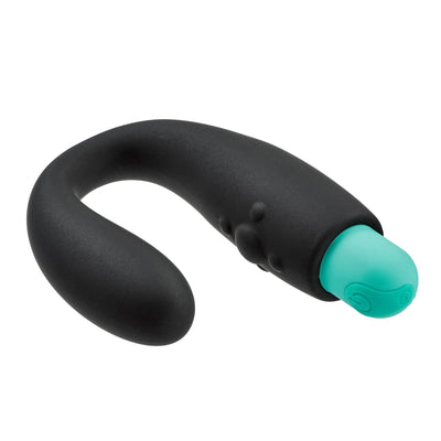 Image of the Rocker Rechargeable Vibrating Prostate Stimulator showing the added perineum stimulating pleasure nubs.
