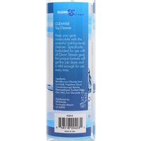 Image of the back of the bottle that shows the ingredients. Ingredients are included in the product description. This powerful yet mild cleaner is a must have addition to your sex toy collection!