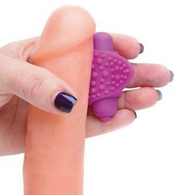 Massage His Shaft With The Nubby Vibe For An Erotic Hand Job!(Dildo Not Included) - Male Sex Toys