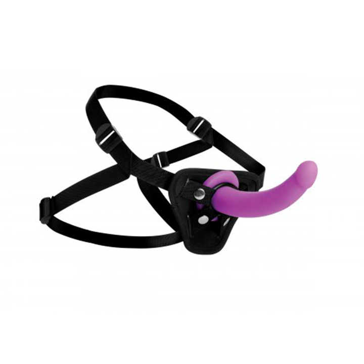 Dildo With Adjustable Harness - Dildos