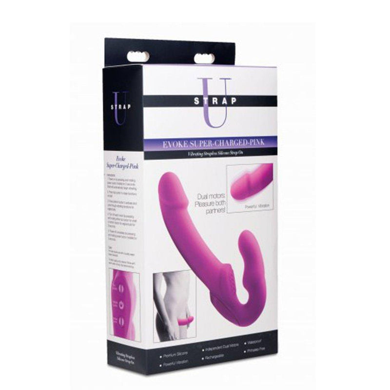 Evoke Super Charged Strapless Strap On Dildo - Dildos