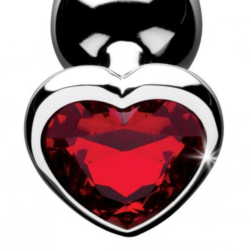 Booty Sparks Red Heart Anal Plug  - 