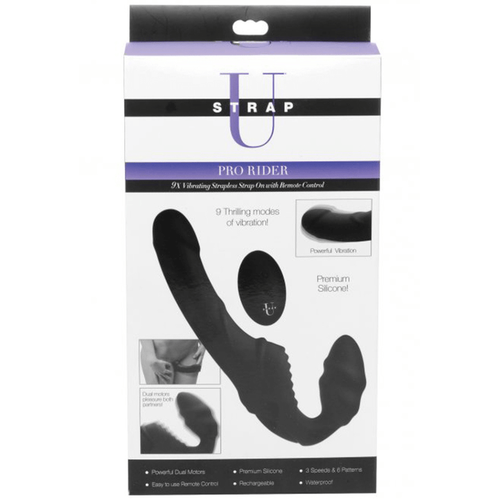 Strapless strap on dildo boxed packaging