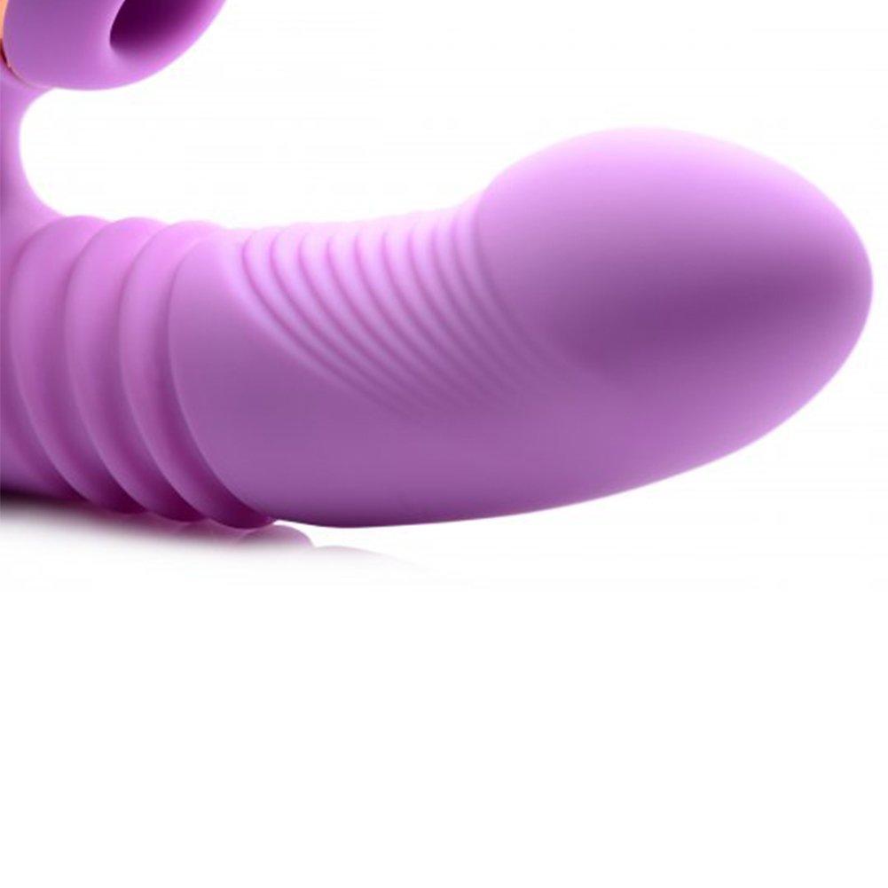 Rechargeable Thrusting Suction Rabbit - Vibrators