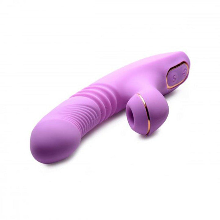 Rechargeable Thrusting Suction Rabbit - Vibrators