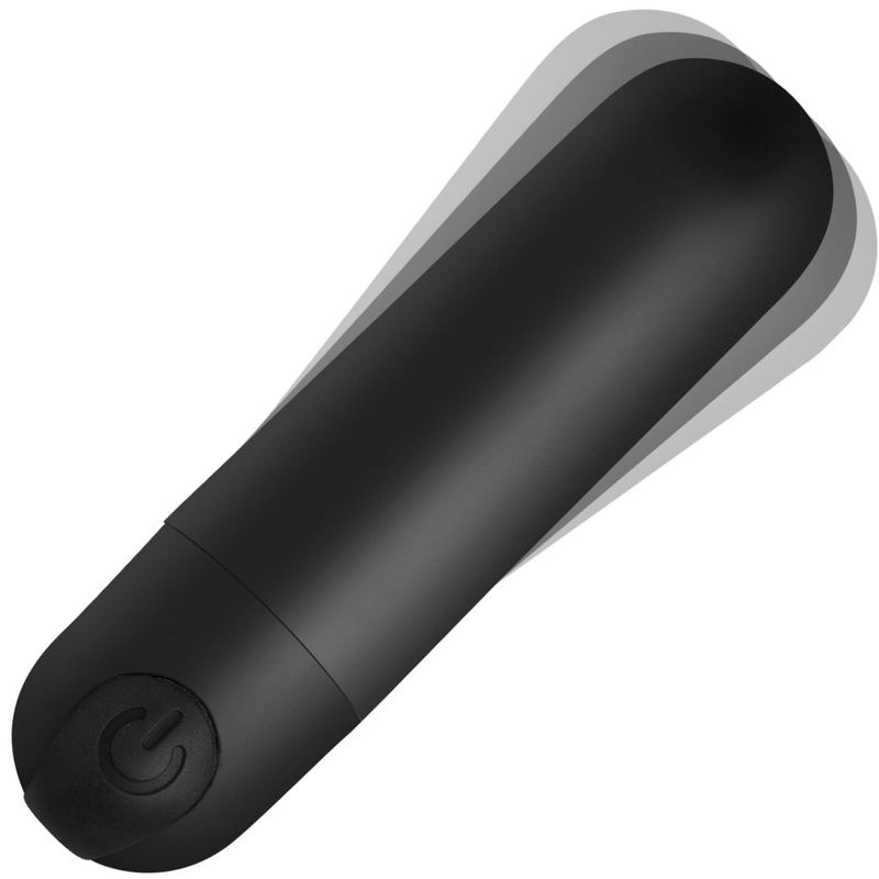 Image of the toy vibrating. This powerful bullet is perfect for external stimulation and can be used during masturbation, foreplay, or even sex to spice things up!