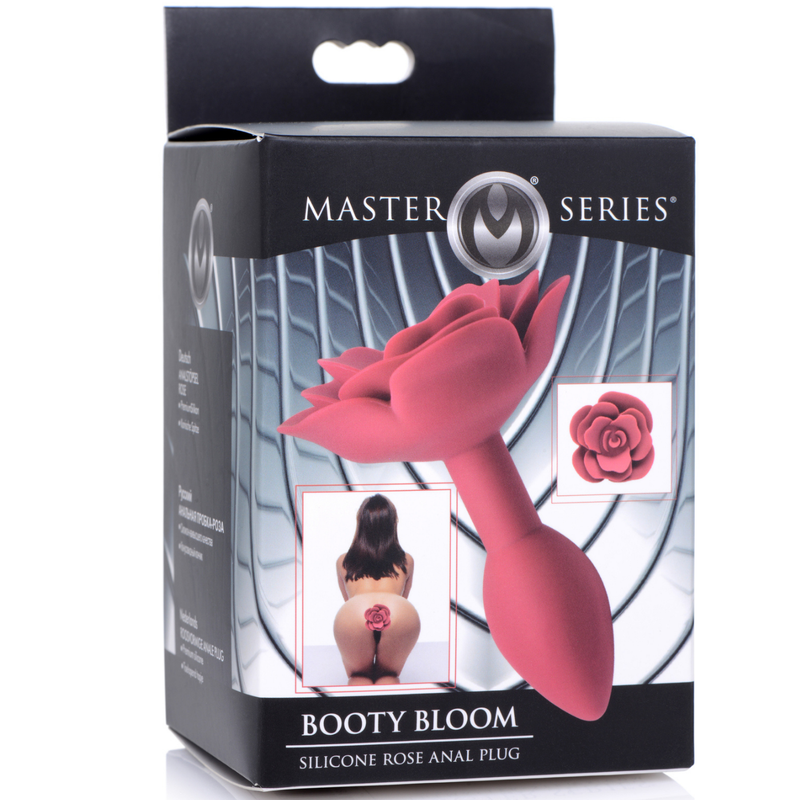 Booty Bloom Silicone Rose Anal Plug - Silicone Anal Plug For Women