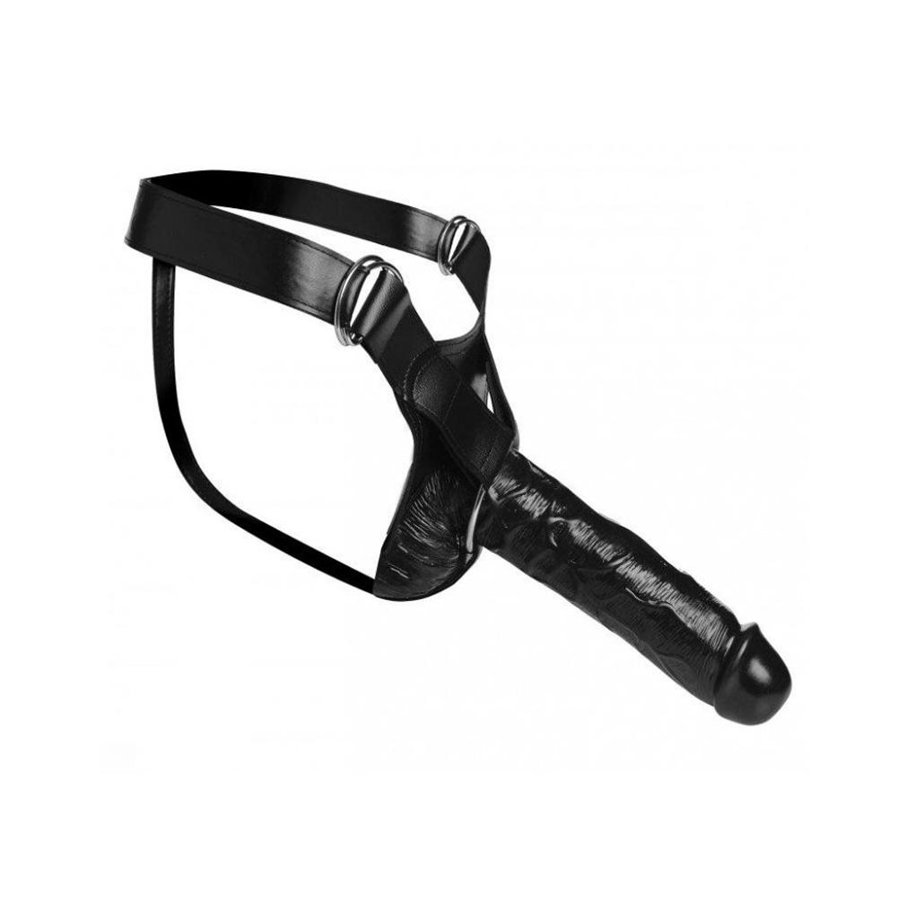 Extra-Large Infiltrator 10 Inch Hollow-Strap-on - Male Sex Toys