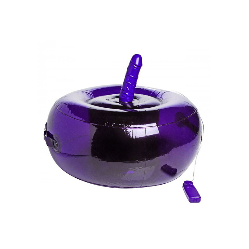 Frisky Sit & Ride - Inflatable Seat with Vibrating Dildo! - Vibrators