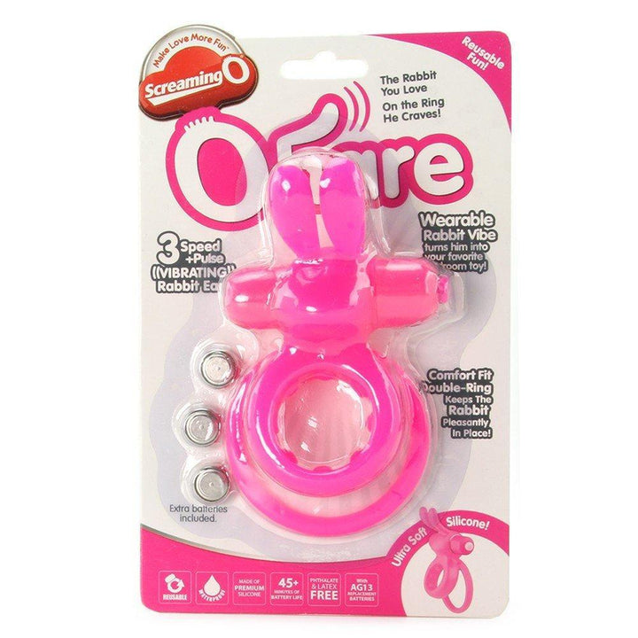 The O'Hare Wearable Rabbit Cock Ring - Male Sex Toys