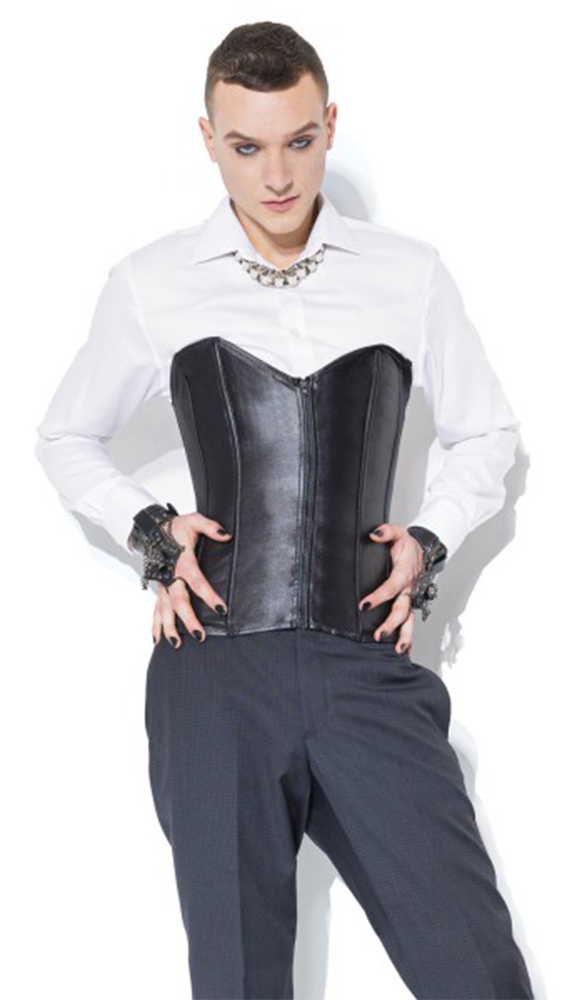Metal Boned Matte Corset - Lingerie
