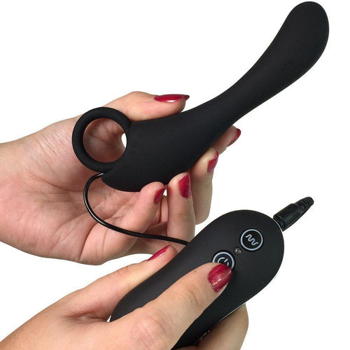 Velvet Soft Silicone & 10 Vibrating Functions Combine For Incredible Prostate Stimulation! - Anal Toys