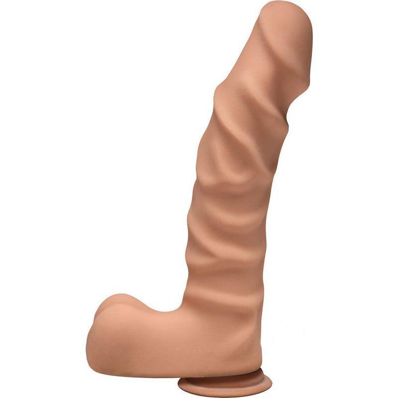 Explore pleasure with this thickly textured dong (Pictured: Caramel color option.)  Available in 7.5 Inch or 9 Inch  - Dildos