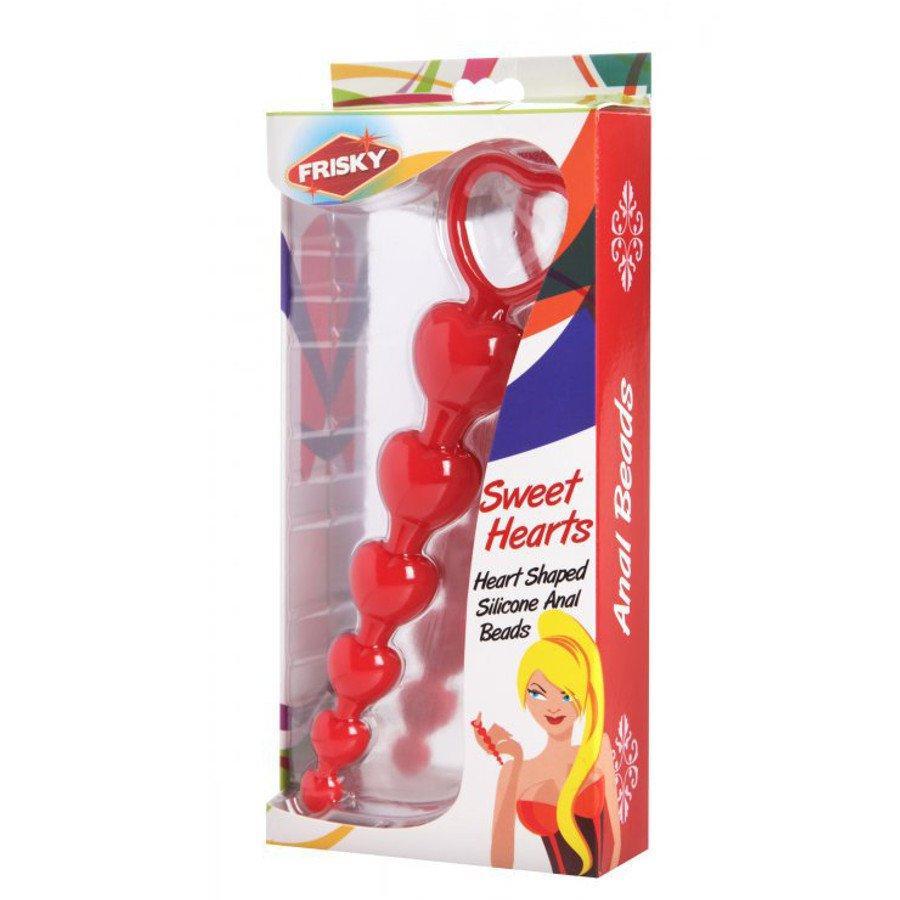 Sweet Hearts Silicone Anal Beads - Anal Toys
