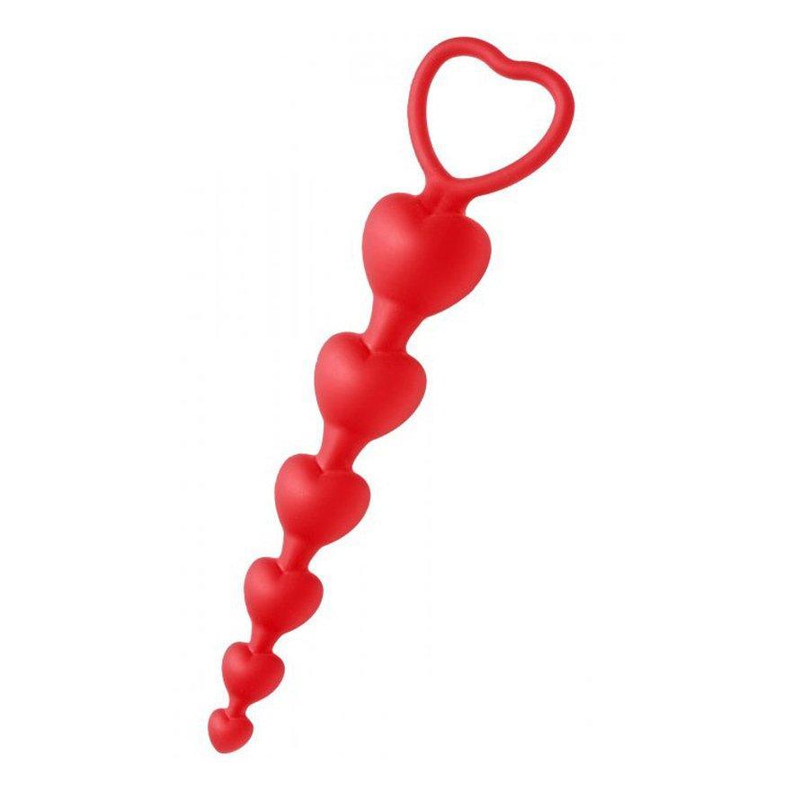 Sweet Hearts Silicone Anal Beads - Anal Toys