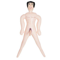 Full size male sex doll with dildo and vibrating tongue