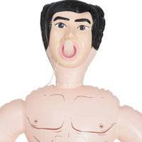 Close up of the inflatable male sex doll&