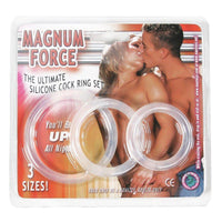 Magnum Force Erection Ring Set - Male Sex Toys