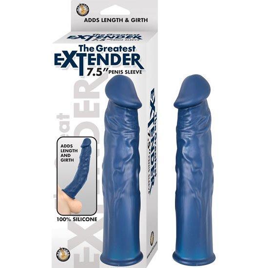 Greatest Extender - Blue 7.5 Inch - Male Sex Toys