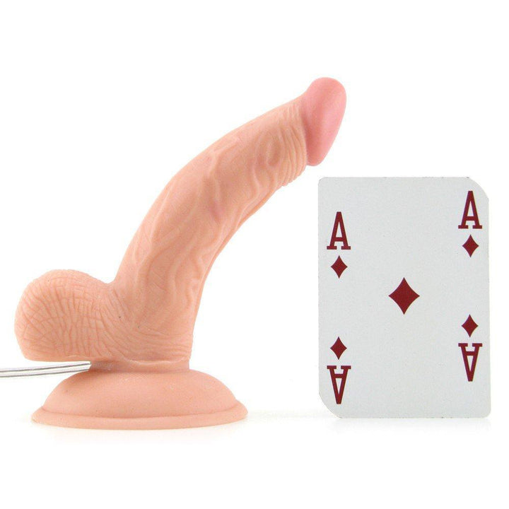 All American Vibrating Mini Whopper Curved 5 Inch - Dildos