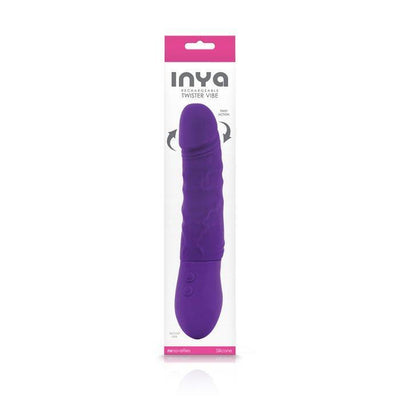 INYA Rechargeable Twister Vibe - Rotating Dildo - Vibrators