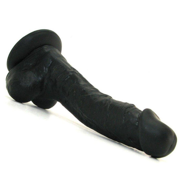 Colours Realistic 5 Inch Black Silicone Dong - Dildos