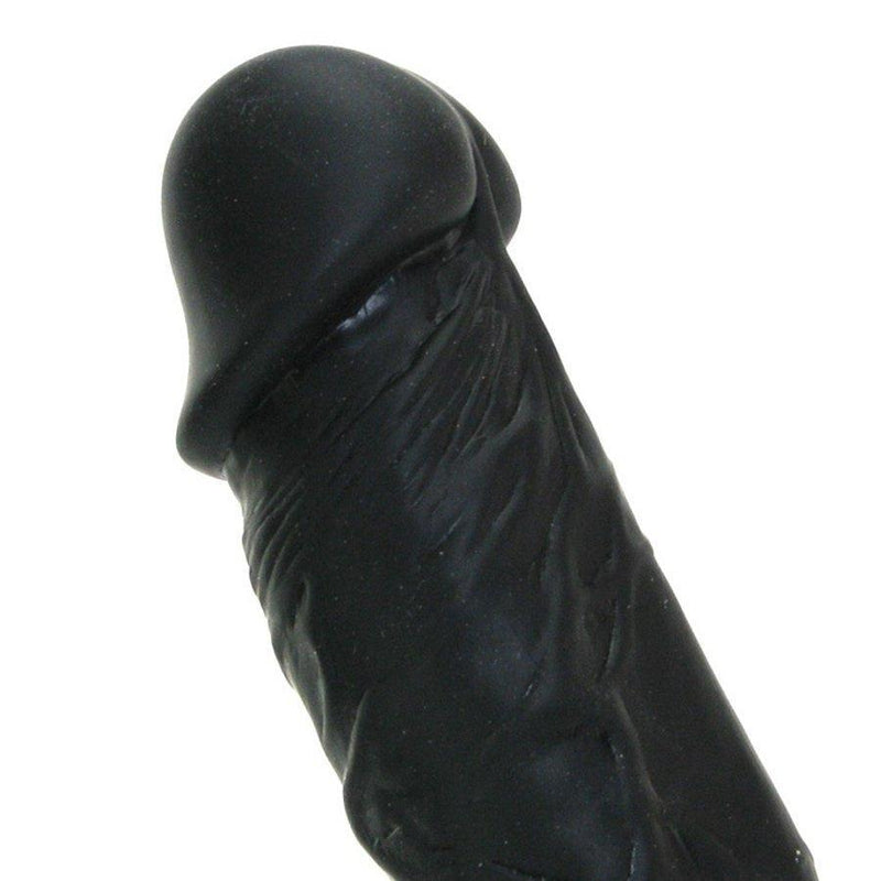 Colours Realistic 5 Inch Black Silicone Dong - Dildos