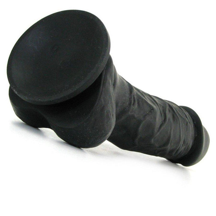 Colours Realistic 5 Inch Black Silicone Dong - Dildos