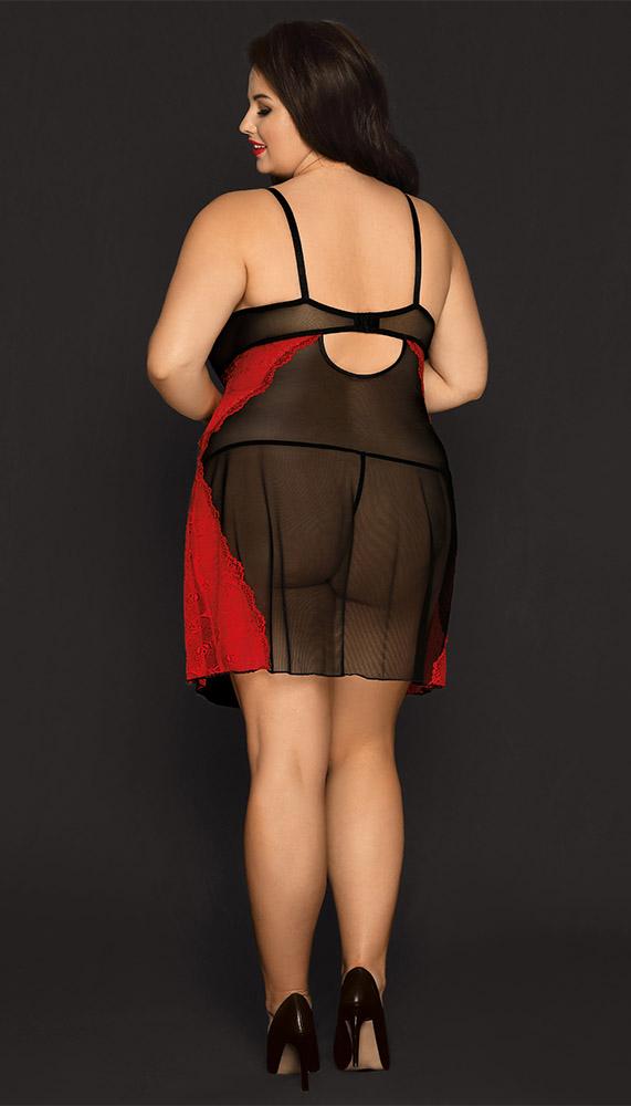 Romantic Plus Size Lingerie Dress - Lingerie