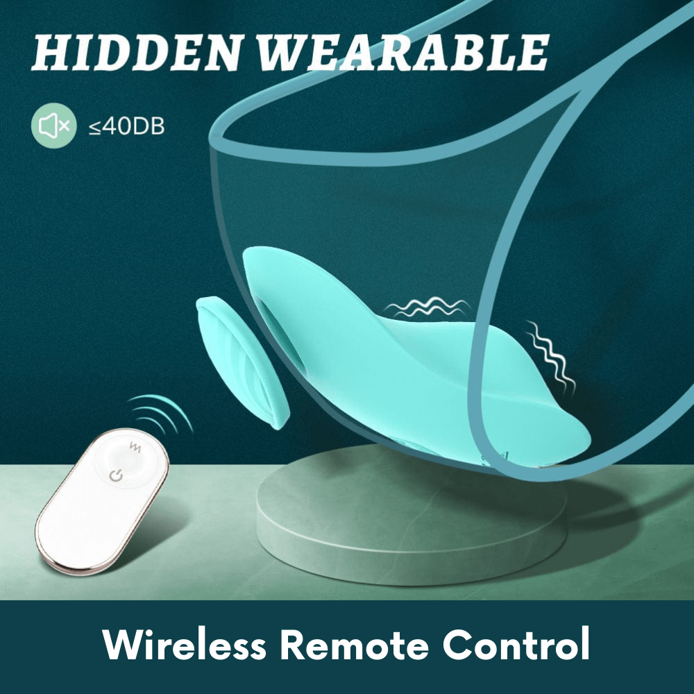 This wireless remote control vibrator is discreet
