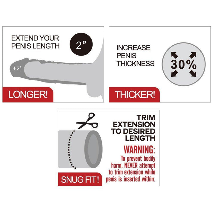 2 Inch Penis Extension - Male Sex Toys